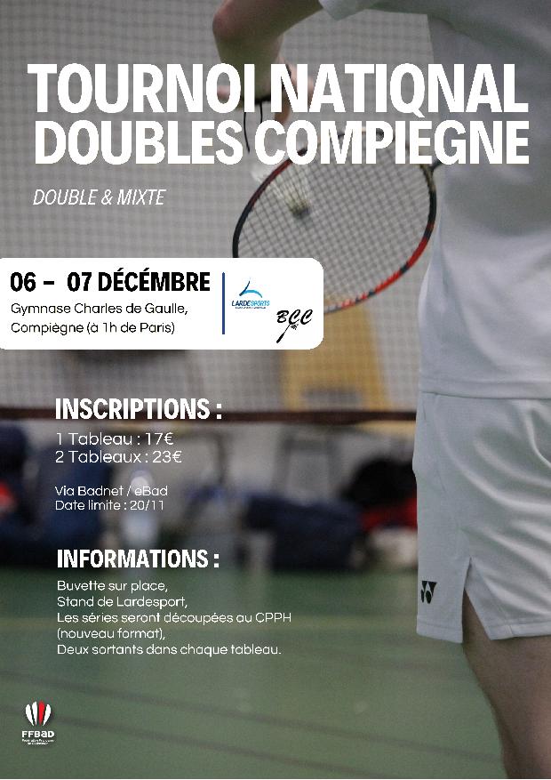 14e Tournoi National de Doubles de Compiègne